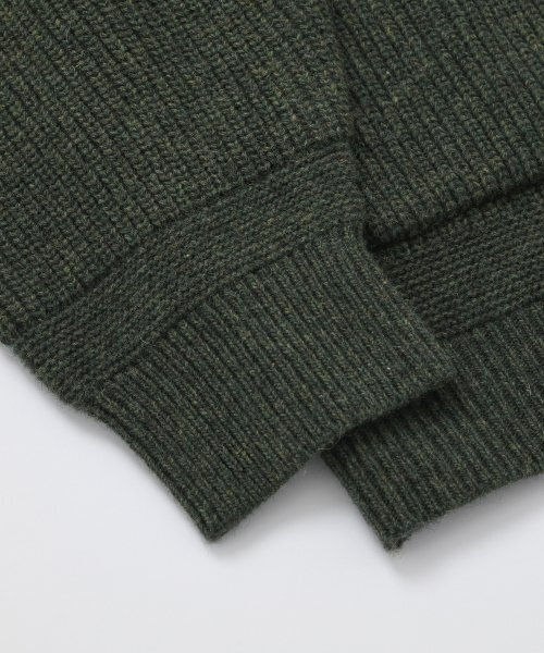 FRIZMWORKS(フリズムワークス)の「HEAVY WOOL ROUND CARDIGAN _ FOREST GREEN(カーディガン/ボレロ・メンズ・その他・MEDIUM/LARGE/X-LARGE/SMALL)」の5枚目の写真
