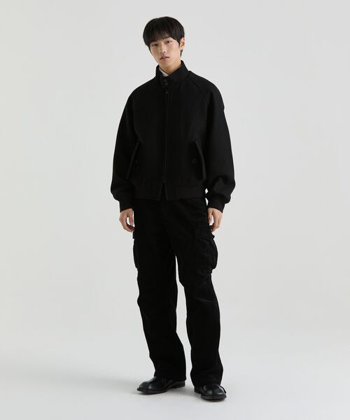 MUSINSA STANDARD（ムシンサスタンダード）の「コーデュロイパラシュートカーゴパンツ[ブラック]（その他パンツ・メンズ・その他・40/38/42/36/34/28/29/32/30/31/33/26/27）」の11枚目の写真