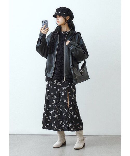 SINCETHEN(シンスゼン)の「ブラックデイジーロングワンピース(ワンピース・レディース・その他・SMALL/MEDIUM/LARGE)」の6枚目の写真