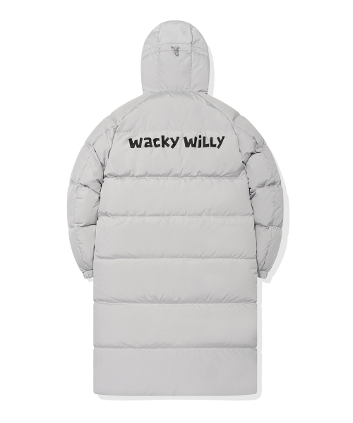 Wacky WiLLy（ワッキーウィリー）の「[25FW] ロングダウンジャケット グレー（ダウンジャケット/コート・レディース・その他・SMALL/MEDIUM/LARGE/X-LARGE/X-SMALL）」の6枚目の写真