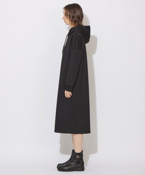CB CRESTBRIDGE（シービークレストブリッジ）の「【Meシリーズ】フーディーワンピース（ワンピース・レディース・ダークネイビー/ブラック/レッド系その他4・S/M）」の4枚目の写真