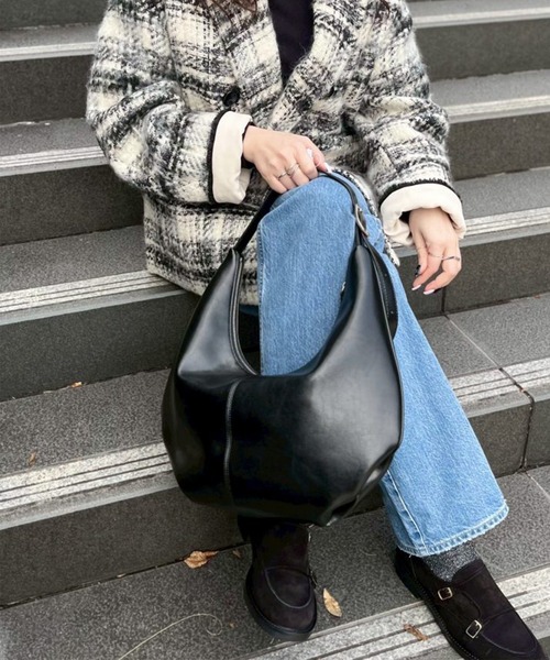 LUMEN】MOSSY HOBO BAG（トートバッグ）｜Scrap Book（スクラップ