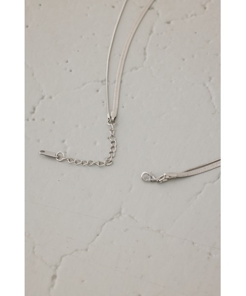 AZUL by moussy（アズールバイマウジー）の「2連チェーンネックレス（ネックレス・メンズ・ゴールド/シルバー・FREE）」の6枚目の写真