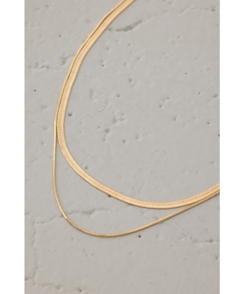AZUL by moussy（アズールバイマウジー）の「2連チェーンネックレス（ネックレス・メンズ・ゴールド/シルバー・FREE）」の9枚目の写真