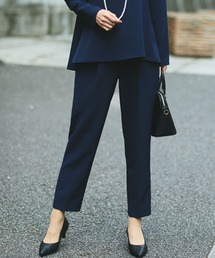 Elura | ≪入卒/セレモニー/通勤≫ダブルクロステーパードパンツ/603845(スラックス)