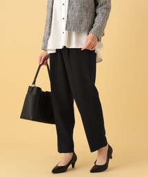 Elura | ≪入卒/セレモニー/通勤≫ダブルクロステーパードパンツ/603845(スラックス)