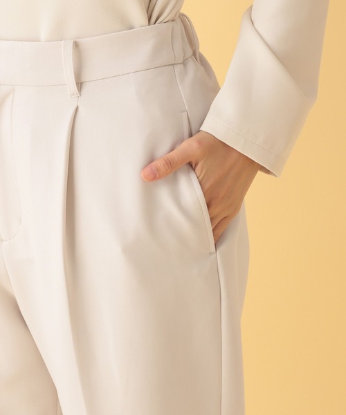 Elura（エルーラ）の「≪入卒/セレモニー/通勤≫ダブルクロステーパードパンツ/603845（スラックス・レディース・ネイビー/ブラック/アイボリー・FREE(S)/LARGE/MEDIUM）」の17枚目の写真