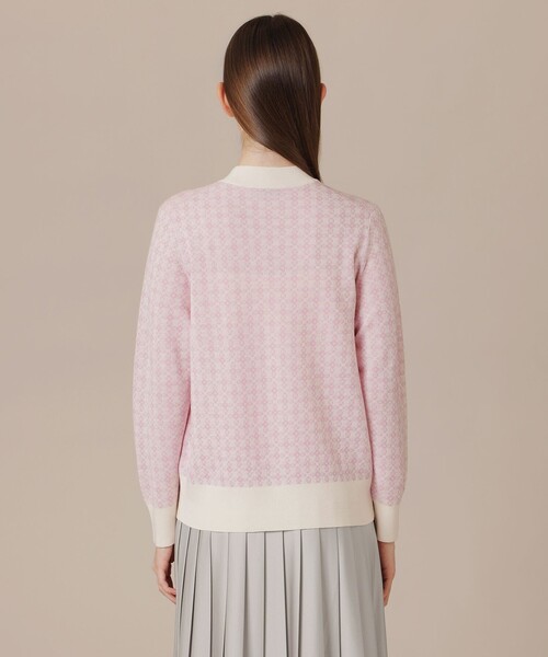 MACKINTOSH LONDON（マッキントッシュ ロンドン）の「ブリリアントアンドリュージャカードニットプルオーバー（ニット/セーター・レディース・ピンク系その他2/グレー系その他・38）」の7枚目の写真