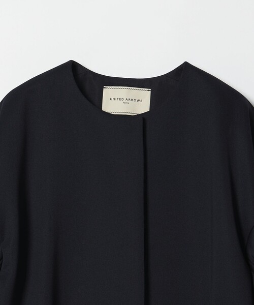 SPONGY フレアスリーブ コート（ノーカラーコート）｜UNITED ARROWS