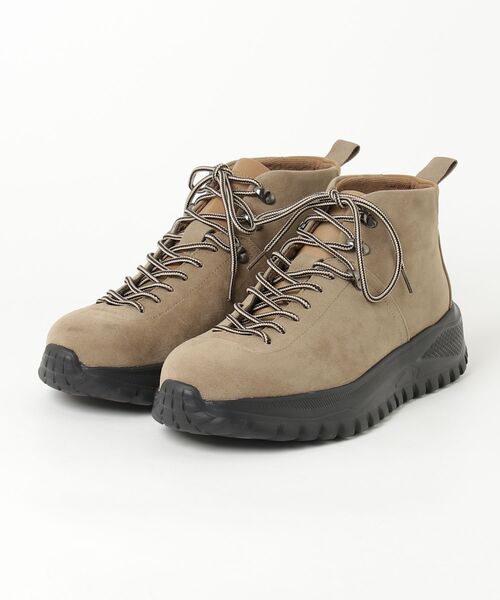 Dedes(デデス)の「Dedes/軽量厚底 スニーカーソール ショートマウンテンブーツ(6430)(ブーツ・メンズ・ベージュ/ブラック・42/43/44/40/41)」の4枚目の写真