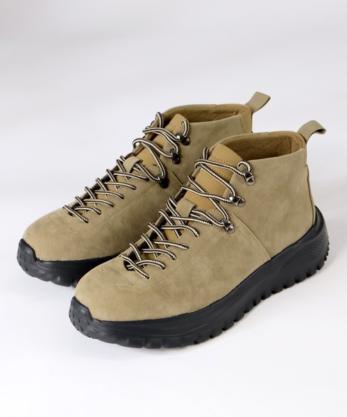 Dedes(デデス)の「Dedes/軽量厚底 スニーカーソール ショートマウンテンブーツ(6430)(ブーツ・メンズ・ベージュ/ブラック・42/43/44/40/41)」の6枚目の写真