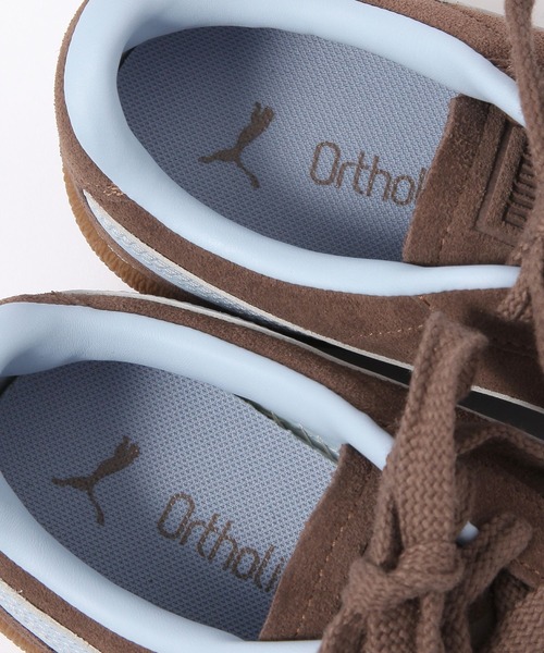 studio CLIP(スタディオクリップ)の「【PUMA】パレルモスニーカー(スニーカー・レディース・ホワイト/ブラウン・MEDIUM/LARGE)」の5枚目の写真