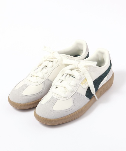 studio CLIP(スタディオクリップ)の「【PUMA】パレルモスニーカー(スニーカー・レディース・ホワイト/ブラウン・MEDIUM/LARGE)」の17枚目の写真