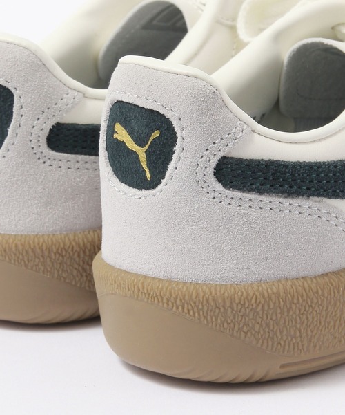 studio CLIP(スタディオクリップ)の「【PUMA】パレルモスニーカー(スニーカー・レディース・ホワイト/ブラウン・MEDIUM/LARGE)」の3枚目の写真