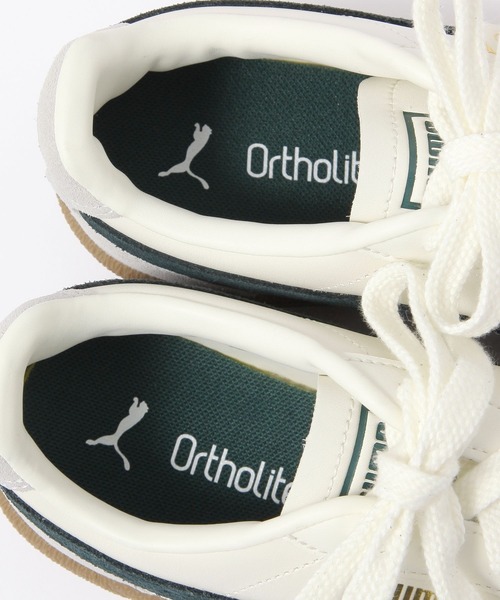 studio CLIP(スタディオクリップ)の「【PUMA】パレルモスニーカー(スニーカー・レディース・ホワイト/ブラウン・MEDIUM/LARGE)」の4枚目の写真