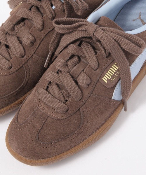 studio CLIP(スタディオクリップ)の「【PUMA】パレルモスニーカー(スニーカー・レディース・ホワイト/ブラウン・MEDIUM/LARGE)」の6枚目の写真