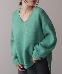 Bou Jeloud | ヤクライクＶネックニットプルオーバー(ニット/セーター)