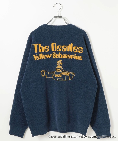 GLOBAL WORK（グローバルワーク）の「THE BEATLES/やわらかリッチモールニット/625301（Tシャツ/カットソー・メンズ・ブラック/ネイビー/オフホワイト/グレイッシュベージュ・SMALL/MEDIUM/LARGE/X-LARGE）」の13枚目の写真