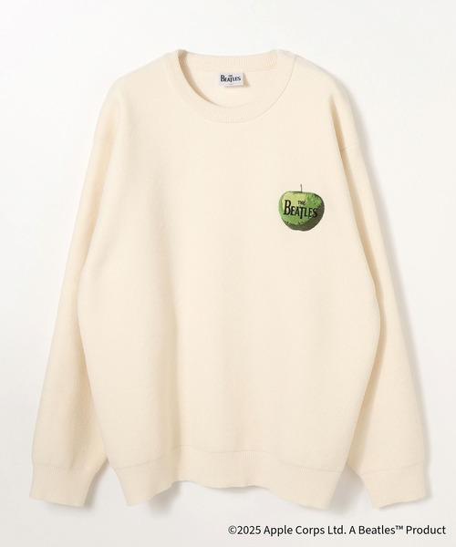 GLOBAL WORK（グローバルワーク）の「THE BEATLES/やわらかリッチモールニット/625301（Tシャツ/カットソー・メンズ・ブラック/ネイビー/オフホワイト/グレイッシュベージュ・SMALL/MEDIUM/LARGE/X-LARGE）」の15枚目の写真