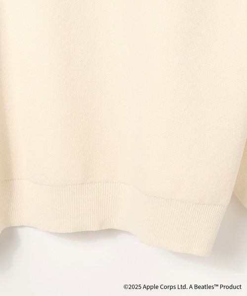 GLOBAL WORK（グローバルワーク）の「THE BEATLES/やわらかリッチモールニット/625301（Tシャツ/カットソー・メンズ・ブラック/ネイビー/オフホワイト/グレイッシュベージュ・SMALL/MEDIUM/LARGE/X-LARGE）」の19枚目の写真