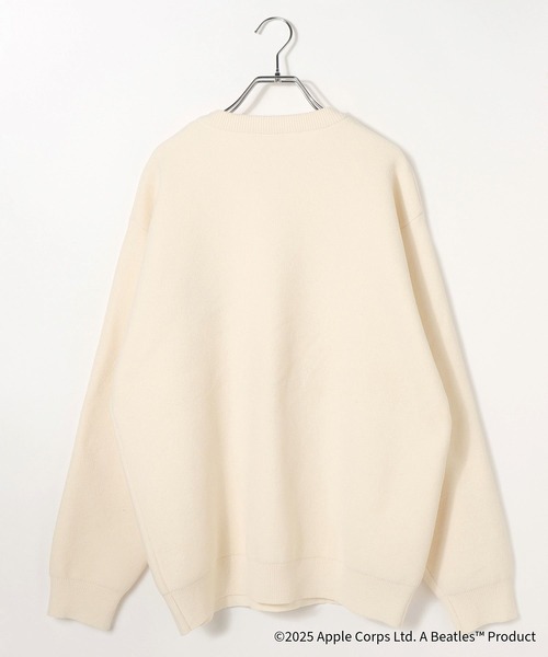 GLOBAL WORK（グローバルワーク）の「THE BEATLES/やわらかリッチモールニット/625301（Tシャツ/カットソー・メンズ・ブラック/ネイビー/オフホワイト/グレイッシュベージュ・SMALL/MEDIUM/LARGE/X-LARGE）」の20枚目の写真