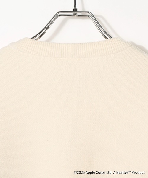 GLOBAL WORK（グローバルワーク）の「THE BEATLES/やわらかリッチモールニット/625301（Tシャツ/カットソー・メンズ・ブラック/ネイビー/オフホワイト/グレイッシュベージュ・SMALL/MEDIUM/LARGE/X-LARGE）」の21枚目の写真