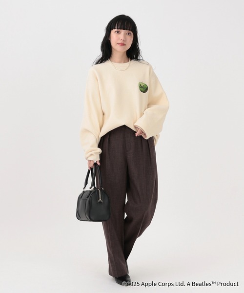 GLOBAL WORK（グローバルワーク）の「THE BEATLES/やわらかリッチモールニット/625301（Tシャツ/カットソー・メンズ・ブラック/ネイビー/オフホワイト/グレイッシュベージュ・SMALL/MEDIUM/LARGE/X-LARGE）」の22枚目の写真