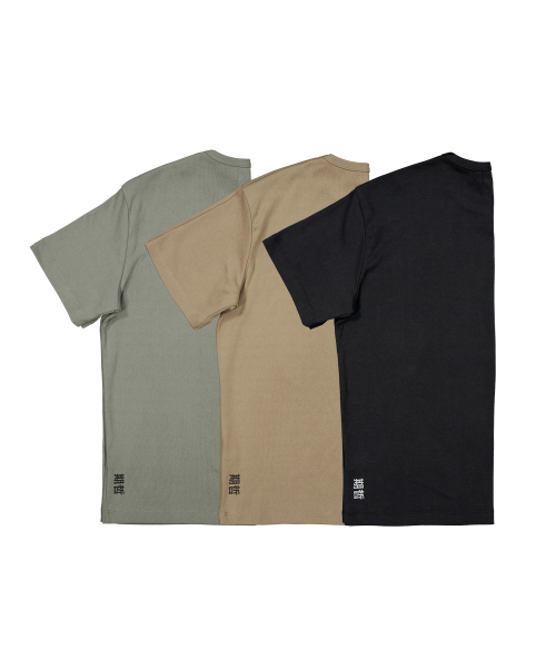 KICHUL（キチョル）の「Side tatoo logo standard t-shirt (3pack set)（Tシャツ/カットソー・メンズ・その他・SMALL/MEDIUM/LARGE）」の4枚目の写真