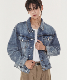 KICHUL（キチョル）の「Standard darts denim jacket (Greyish Blue)（デニムジャケット）」