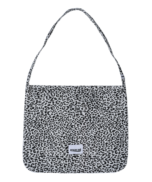 MACNI(マクニ)の「LEOPARD ECO CROSS BAG_BLACK(エコバッグ/サブバッグ・レディース・その他・FREE)」の3枚目の写真