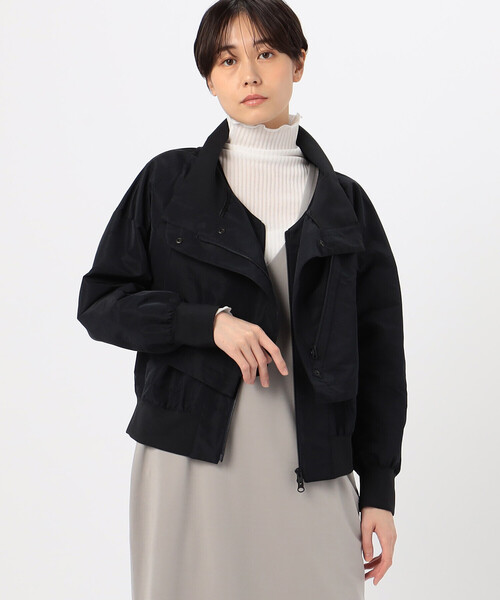 セール】〔 +サイズ 〕 【レイヤード】シャンブレータフタ ブルゾン