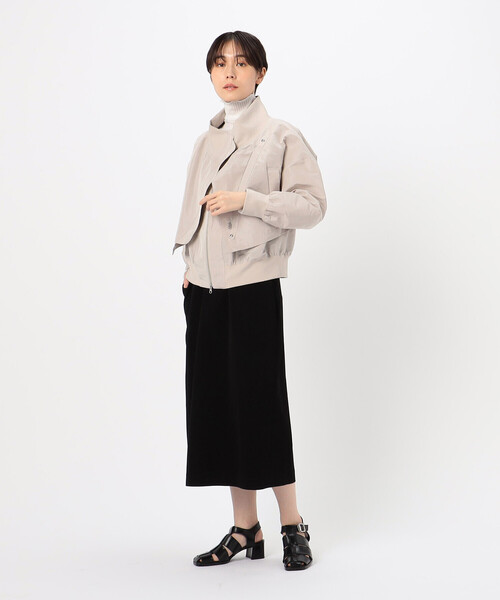 セール】〔 +サイズ 〕 【レイヤード】シャンブレータフタ ブルゾン