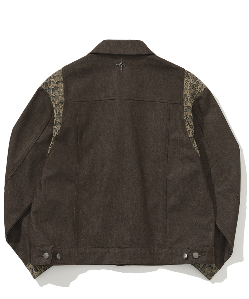 NOT4NERD(ノットフォーナード)の「Python Layered Denim Jacket - Brown(デニムジャケット・レディース・その他・MEDIUM/LARGE/X-LARGE)」の2枚目の写真