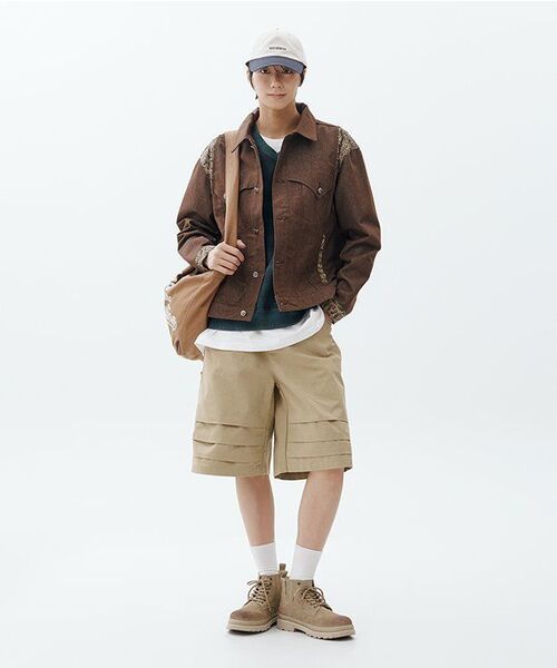 NOT4NERD(ノットフォーナード)の「Python Layered Denim Jacket - Brown(デニムジャケット・レディース・その他・MEDIUM/LARGE/X-LARGE)」の7枚目の写真