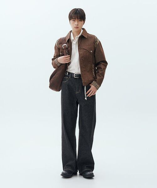 NOT4NERD(ノットフォーナード)の「Python Layered Denim Jacket - Brown(デニムジャケット・レディース・その他・MEDIUM/LARGE/X-LARGE)」の8枚目の写真