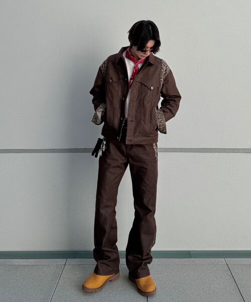 NOT4NERD(ノットフォーナード)の「Python Layered Denim Jacket - Brown(デニムジャケット・レディース・その他・MEDIUM/LARGE/X-LARGE)」の9枚目の写真