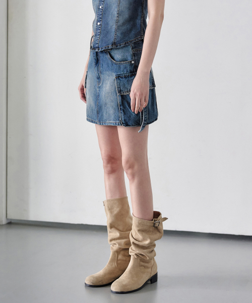 DECET WOMEN(デケット ウーマン)の「カーゴミニスカート DCSK004BlueA(スカート・レディース・その他・X-SMALL/SMALL/MEDIUM)」の20枚目の写真