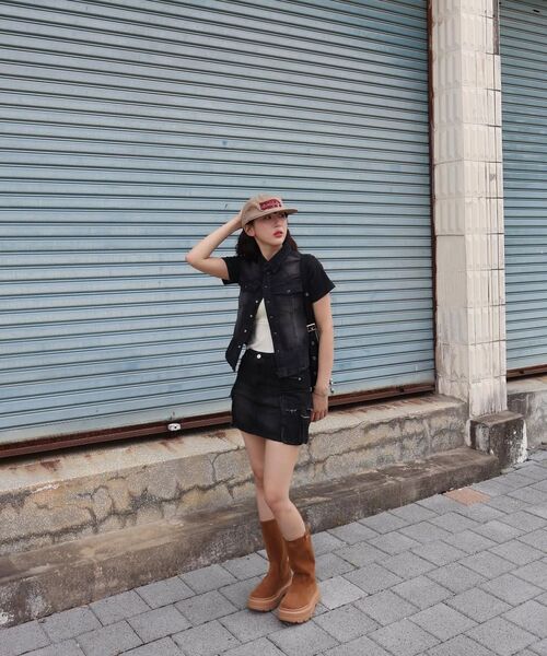 DECET WOMEN(デケット ウーマン)の「カーゴミニスカート DCSK004BlueA(スカート・レディース・その他・X-SMALL/SMALL/MEDIUM)」の17枚目の写真
