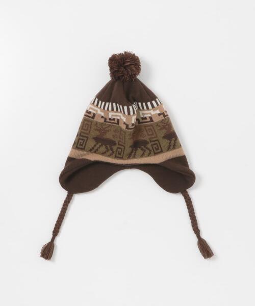 セール】ear flap beanie（ニットキャップ/ビーニー）｜EKAL（エカル