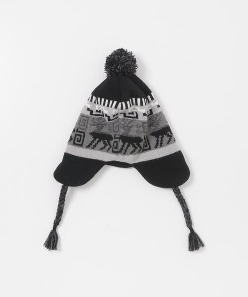 セール】ear flap beanie（ニットキャップ/ビーニー）｜EKAL（エカル