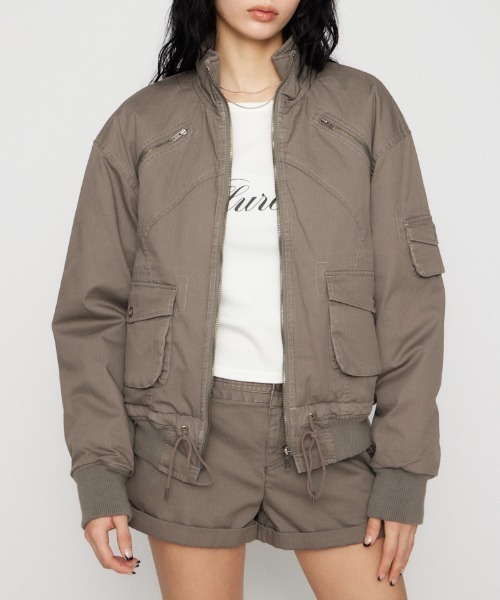 STITCH STRIPE ブルゾン（ブルゾン）｜LAGUA GEM（ラグアジェム）の