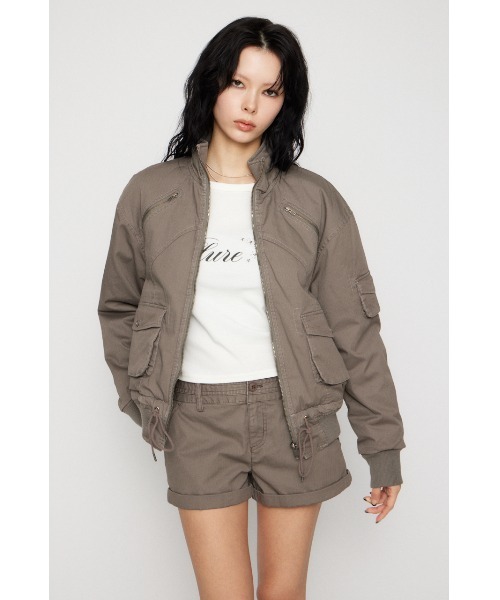 STITCH STRIPE ブルゾン（ブルゾン）｜LAGUA GEM（ラグアジェム）の