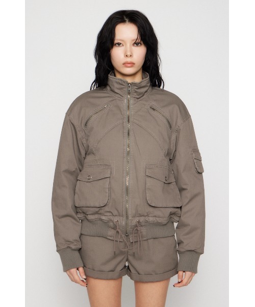 STITCH STRIPE ブルゾン（ブルゾン）｜LAGUA GEM（ラグアジェム）の