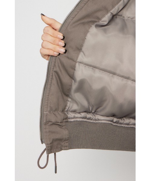 LAGUA GEM（ラグアジェム）の「STITCH STRIPE ブルゾン（ブルゾン・レディース・グレー/アイボリー/カーキ・FREE）」の14枚目の写真