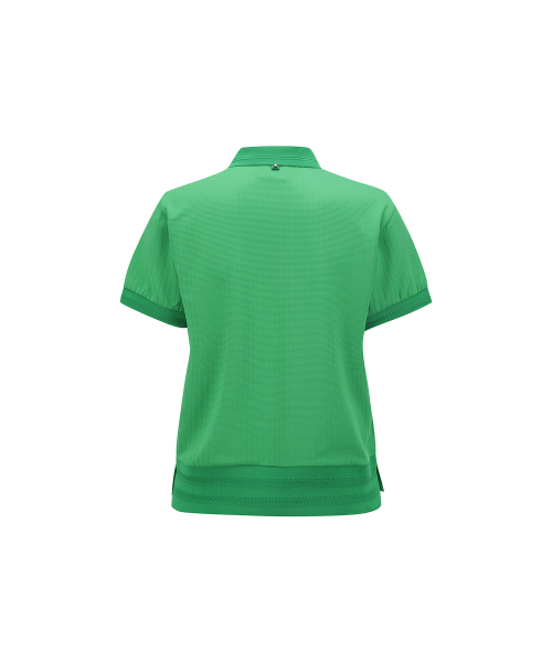 ANEW GOLF（アニューゴルフ）の「WOMEN SM TRENDY FIT SHORT T-SHIRT_GN（ポロシャツ・レディース・その他・X-SMALL/SMALL/MEDIUM）」の2枚目の写真