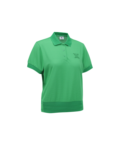 ANEW GOLF（アニューゴルフ）の「WOMEN SM TRENDY FIT SHORT T-SHIRT_GN（ポロシャツ・レディース・その他・X-SMALL/SMALL/MEDIUM）」の4枚目の写真