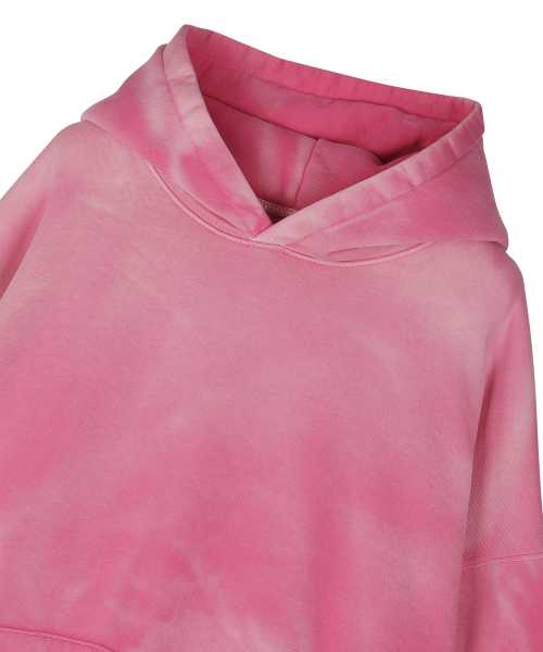 SUNDAY FRUIT MARKET（サンデーフルーツマーケット）の「SUNDAY DYEING HOODIE PINK（パーカー・メンズ・その他・MEDIUM/LARGE）」の3枚目の写真