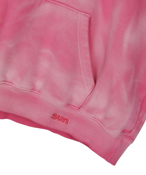 SUNDAY FRUIT MARKET（サンデーフルーツマーケット）の「SUNDAY DYEING HOODIE PINK（パーカー・メンズ・その他・MEDIUM/LARGE）」の4枚目の写真