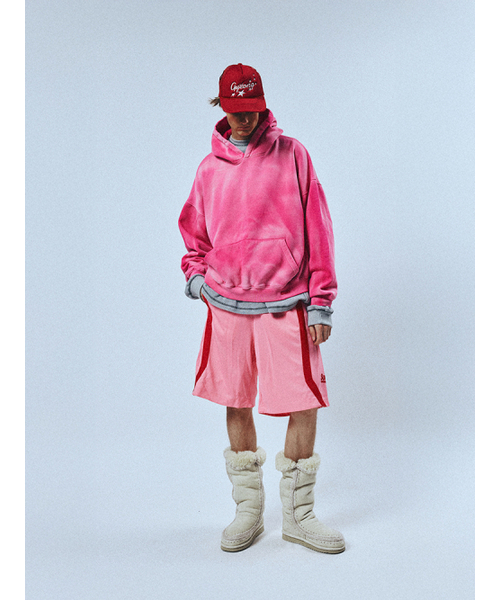 SUNDAY FRUIT MARKET（サンデーフルーツマーケット）の「SUNDAY DYEING HOODIE PINK（パーカー・メンズ・その他・MEDIUM/LARGE）」の9枚目の写真