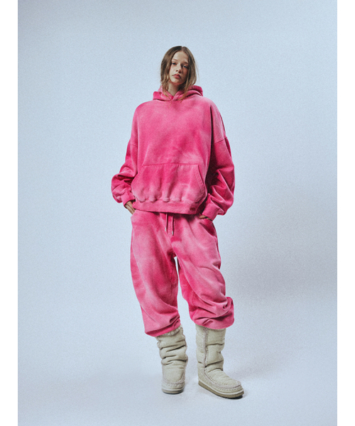 SUNDAY FRUIT MARKET（サンデーフルーツマーケット）の「SUNDAY DYEING HOODIE PINK（パーカー・メンズ・その他・MEDIUM/LARGE）」の10枚目の写真